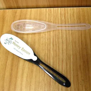Food Grade Reusable Mini Tea Honey Kitchenware Small Spoon Honey Stick With foil Lid