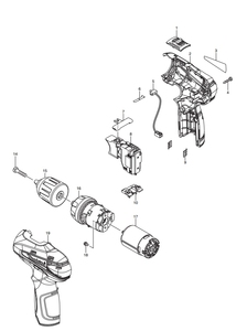 Tournevis électrique, équipement de service, Makitas DTD149, sans balais, rechargeable, batterie au lithium 18V, visseuse à percussion - Product Image 6