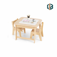 Table d'activités sensorielles en bambou pour enfants, table de jeu Montessori en bois pour tout-petits avec bacs de rangement, vente en gros pour enfants, logo personnalisé OEM