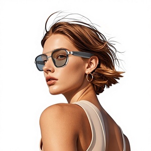 [Traduction IA] Lunettes Intelligentes Transfrontalières GS17 : Contrôle Tactile, Chargement Magnétique, Écoute Musicale, Appels Téléphoniques - Product Image 4