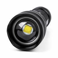Lampe torche LED XHP50 20W haute luminosité, rechargeable, en alliage d'aluminium, avec zoom, pour le camping, la chasse, les situations d'urgence