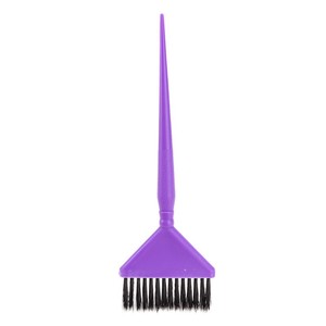 Hair Dye <b>Brush</b> Triangle Shape Bristle Hair Salon Coloring Highlighting Single <b>Brush</b> Pink Orange Yellow - Product Image 5