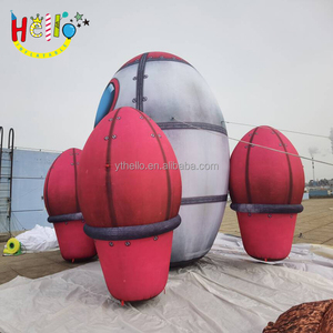 Quảng cáo khổng lồ khí cầu Inflatable <span class=keywords><strong>Zeppelin</strong></span> máy bay khinh khí cầu máy bay Inflatable tàu tên lửa - Product Image 2