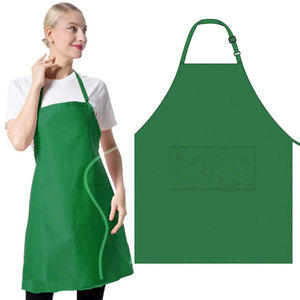 Grembiule da Cucina Riciclato Economico con Logo Personalizzato, Stampa a Sublimazione, Regolabile, Verde, con Tasche, <span class=keywords><strong>Abbigliamento</strong></span> Protettivo per Chef e Giardinaggio - Product Image 1