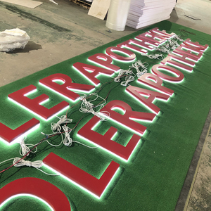 3D ngoài trời Tùy Chỉnh kiến trúc thương mại thư kênh thép không gỉ dấu hiệu Acrylic - Product Image 2