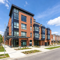Fenêtre coulissante en alliage d'aluminium noir, double vitrage, profil à rupture de pont thermique, certifiée Energy Star, pour bâtiment de bureaux