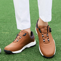 Prix usine Synthétique Golf Chaussure Mesh Golf Chaussures Chaussures Professionnelles Lacet Homme Résistant À L'usure Baskets Baskets