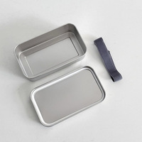 Boîte à lunch isotherme double couche en acier inoxydable 304, style japonais, avec sangle de couvercle, portable, hermétique, compatible micro-ondes, qualité alimentaire