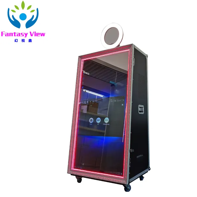 Party Background Wedding Portable Props Selfie Miroir Kiosk Machine For Events Magic Mirror Photo Booth