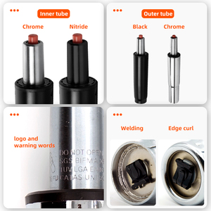 sgs Bifma X5.1 &amp;   Elevador de Gas Tuvlga Din 4550 Clase 3 para <span class=keywords><strong>Silla</strong></span> de <span class=keywords><strong>Oficina</strong></span>, Piezas de <span class=keywords><strong>Silla</strong></span> de <span class=keywords><strong>Oficina</strong></span>, Cilindro de Elevación de Gas Shs, Pistón - Product Image 5