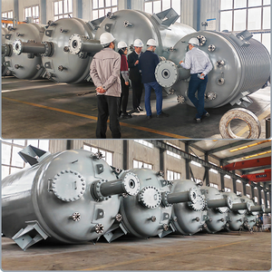 Réacteur industriel à <span class=keywords><strong>chauffage</strong></span> sous enveloppe en acier inoxydable de 5000 L à 30000 L, homologué ASME U, à entraînement magnétique et scellé, <span class=keywords><strong>prix</strong></span> de gros - Product Image 6