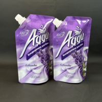 Impression personnalisée 500ml - 5L Sacs d'emballage pour savon liquide à lessive Sac de recharge pour liquide Contenants de shampoing Pochette debout avec bec verseur