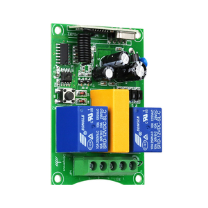 Ac220v công suất cao không dây điều khiển từ xa <span class=keywords><strong>Receiver</strong></span> 2-kênh RF chuyển đổi cho động cơ về phía trước và đảo ngược chức năng tự động - Product Image 2