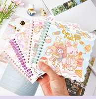 Kawaii niedlichen Cartoon Briefpapier Student Kinder niedlichen Cartoon Spulen buch niedlichen Kaninchen und Mädchen Notizbuch