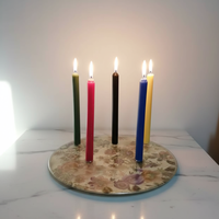 Bougie religieuse en gros, bougie en bâton colorée, bougies à combustion longue durée, bougies en cire de paraffine