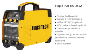 中国品牌 TIG 焊机 WSE 200 逆变式交流/直流，适用于不锈钢和铝，200A 220V - Product Image 2