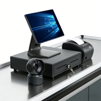 Sistema POS para Minoristas con Pantalla Táctil de 15.6 Pulgadas, Sistema Windows, Caja Registradora, Intel I3, 128 GB de RAM, 1 Año de Garantía, Video
