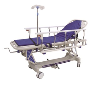 Chariot de transport médical ABS, hauteur réglable, utilisation en salle d'opération d'hôpital, 4 roulettes, matériau plastique - Product Image 5
