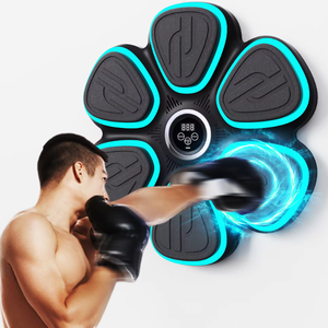 Cible de boxe musicale intelligente, confortable, synchronisée à la lumière, numérique, interactive, anti-stress, électronique, à fixer au mur - Product Image 1