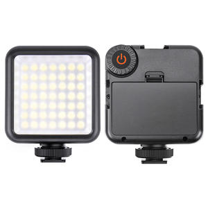 Mini Lampe Vidéo LED Portable 5W 6000K 49 LED pour Vlog, Lumière d'Appoint pour Trépied de Caméra avec Trous de Fixation 1/4 Pouce pour <span class=keywords><strong>YouTube</strong></span> - Product Image 3