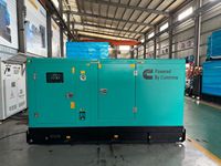 Generador Diésel Inteligente Silencioso de 180 kVA, 150 kW, 440 V Trifásico, Grupo Electrógeno de 175 kVA, 140 kW