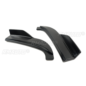 ดิฟฟิวเซอร์กันชนหลังรถยนต์ 2 ชิ้น สำหรับ Jeep Grand Cherokee SRT SRT8 WK2 ปี 2011-2022 สีดำเงา พร้อมสปลิตเตอร์และสปอยเลอร์ - Product Image 4