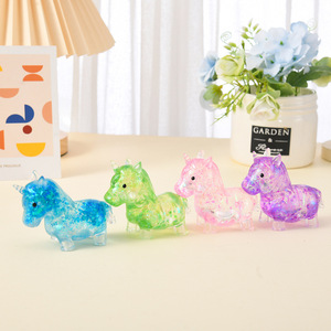 Juguete Blandito de Maltosa con Forma de Unicornio, de Rebote Lento, para Aliviar el Estrés, Divertido, con Forma de Animal, para Niños y Adultos, Regalos Antiestrés - Product Image 5
