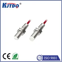 KJT M8 Sensor Saklar Kedekatan Induktif Tahan Suhu Tinggi Jarak Penginderaan 1mm Kualitas Tinggi Flush 10-36VDC NPN PNP