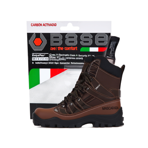Base Be-Browny Safety <b>Shoes</b> Brown Black Size 39 Electrostatic Class A Security S3 SRC - Product Image 2