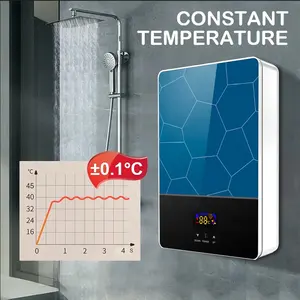 Chauffe-eau mural 220v-240v écran LED intelligent IPX4 cuisine salle de bain RV chauffe-eau électrique instantané