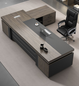 Juego de muebles de <span class=keywords><strong>oficina</strong></span> de madera de lujo, mesa de CEO ejecutivo moderna, escritorios de <span class=keywords><strong>oficina</strong></span>, gerente, mesa de <span class=keywords><strong>oficina</strong></span> <span class=keywords><strong>y</strong></span> silla schreibtisch - Product Image 3