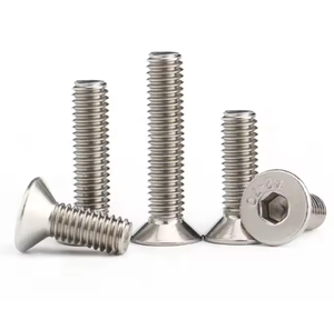 Vis à tête plate hexagonale à empreinte hexagonale en acier inoxydable DIN7991 - Product Image 3