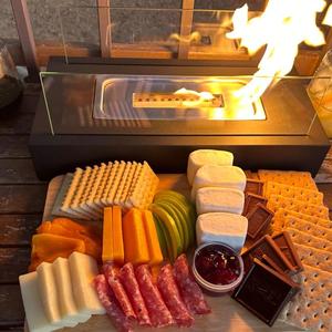 Mini Chimenea de Diseño Moderno para Picnic, <span class=keywords><strong>Pequeña</strong></span> <span class=keywords><strong>Estufa</strong></span> de <span class=keywords><strong>Bioetanol</strong></span> Cuadrada de Acero al Carbono - Product Image 2