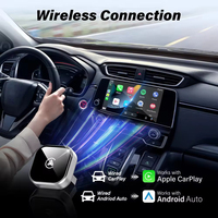 Nouveauté Mini adaptateur sans fil CarPlay Android Auto Plug and Play Boîte de diffusion multimédia USB Carplay