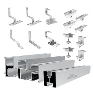 Structure de montage solaire sur rail de toit FarSun, rail solaire en aluminium - Product Image 1