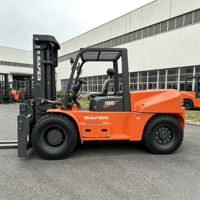 Chariot élévateur industriel diesel-électrique de 10 à 16 tonnes, haute capacité, certifié CE, pour usage intensif