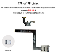 WYLIE Pour iPhone 17 Version US Conversion eSIM en Double Carte SIM Solution d'Intégration MEP Prise en Charge Super Snow IC pour Réparation iPhone