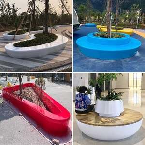 Tree Pit Chair Outdoor Leisure Seat Shopping Mall Flower Pot Public Rest Area Beautiful Decoration Special-shaped Stool - Product Image 4