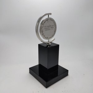 Trofeos y Placas de Premios <span class=keywords><strong>Tony</strong></span> de Metal Negro Plateado con Logotipo Personalizado al por Mayor de Fábrica 2026, Regalo de Recuerdo - Product Image 5