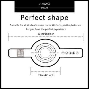 Al por mayor 1 unidad Tapete de silicona antiadherente para hornear, amasar masa, pizza y pasteles, utensilio de cocina y repostería - Product Image 5