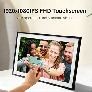 Gran oferta, pantalla inteligente en la nube, comparte fotos y vídeos de forma remota desde la pantalla táctil WIFI móvil, marco de fotos digital de 15,6 pulgadas - Product Image 5