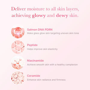 Tónico Facial Coreano de Marca Privada Salom con ADN PDRN, Niacinamida y Péptidos, Tónico Rosa Antienvejecimiento para el Cuidado de la Piel, Tónico Lechoso para el Cuidado Facial - Product Image 3