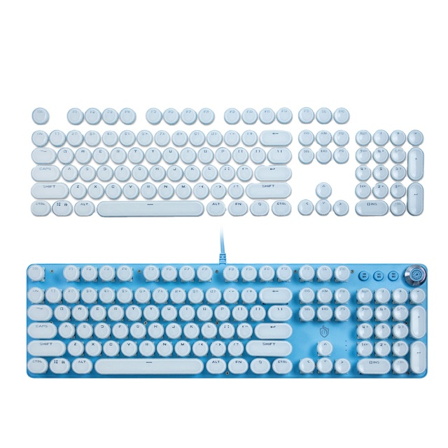 Keycap Crystal Like Punk Round Design Keycaps Sets for Mechanical Keyboard