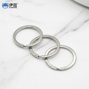 Anillos de Acero Inoxidable Resistentes a la Corrosión, Anillos Divididos de Alta Resistencia para Llaves de Coche, Placas de Identificación para Perros, Buceo - Product Image 1