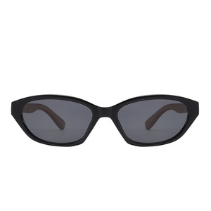 Lunettes de soleil polarisées haut de gamme pour <span class=keywords><strong>femme</strong></span>, branches effet bois, anti-UV, pour visages fins, usage quotidien - Product Image 4