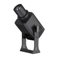 Mini proyector LED TWS de 25W, luz nocturna de aleación de aluminio IP65 resistente al agua con Gobo de rotación para anuncios de logotipo al aire libre