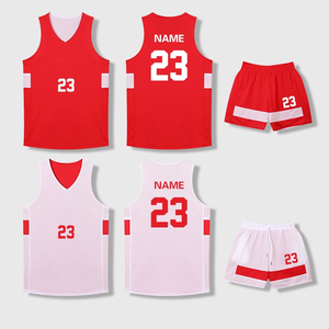 Uniforme de Baloncesto con Diseño de Moda y Nombre del Equipo Personalizado, Jersey de Baloncesto Sublimado, Ropa de Baloncesto Reversible de Poliéster - Product Image 6
