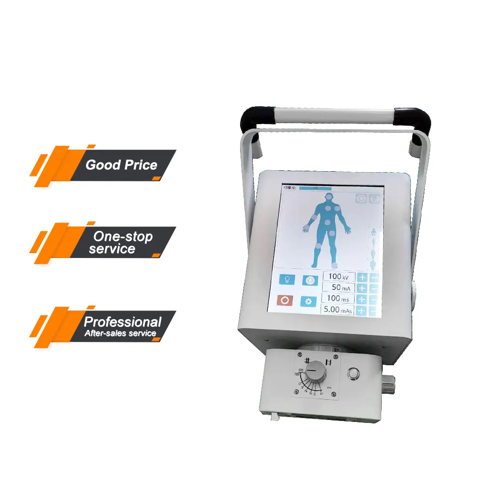 Máquina de Radiologia por Raio X Digital portátil para Radiologia, equipamento digital portátil de 12,5KW, máquina de raios X