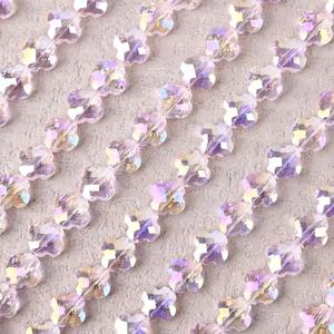 Directo de fábrica al por mayor <span class=keywords><strong>Sepa</strong></span> negro trébol de cuatro hojas DIY collar accesorios cristal de Murano cuentas de vidrio galvanoplastia - Product Image 4