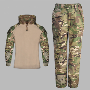 Uniforme Tattica Mimetica da Caccia, Completo per Uomo e Bambino, Maglia da Combattimento + Pantaloni Cargo Stile USA - Product Image 1
